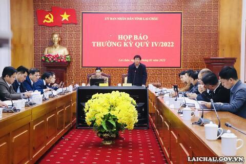 Lai Châu: Họp báo thường kỳ quý IV/2022