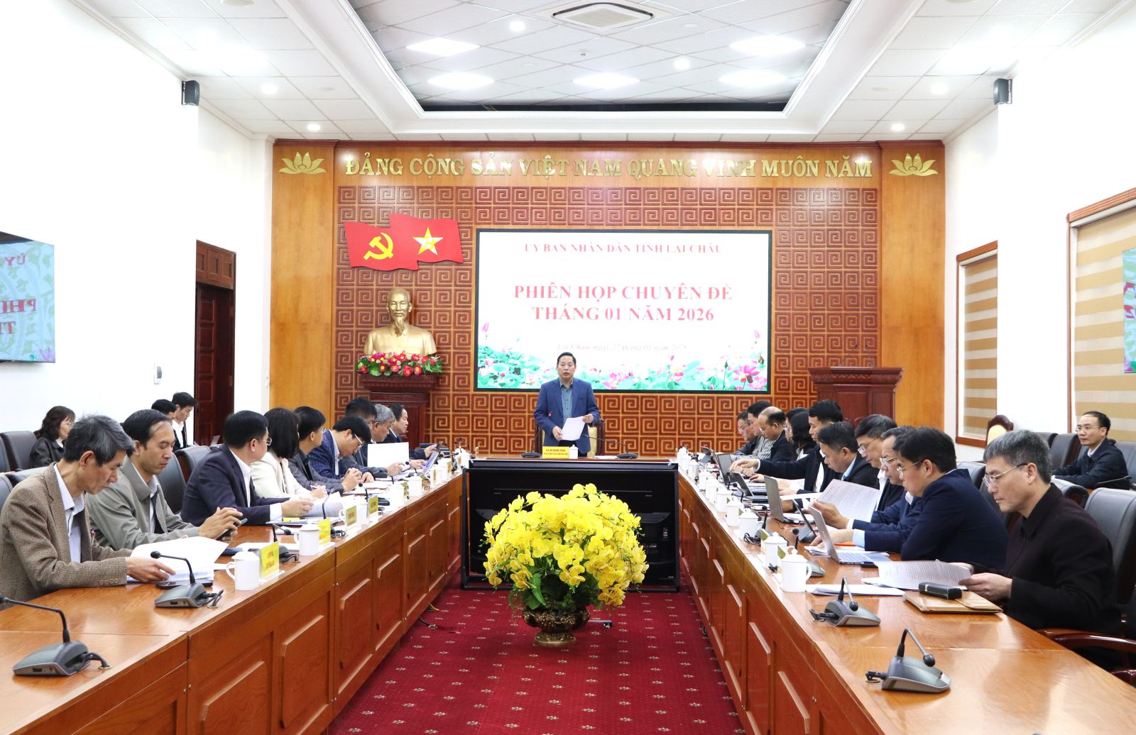 Phiên họp chuyên đề UBND tỉnh tháng 1 năm 2026