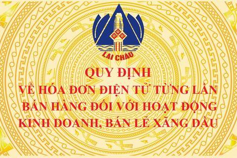 Quy định về hóa đơn điện tử từng lần bán hàng đối với hoạt động kinh doanh, bán lẻ xăng dầu