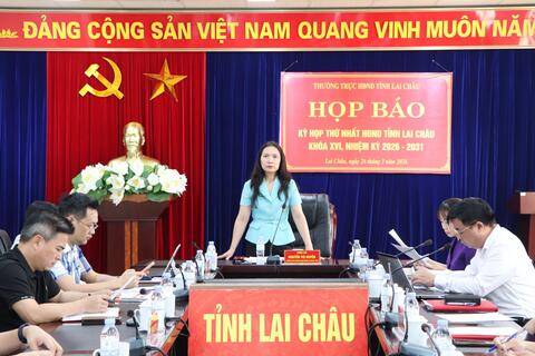 Ngày 31/3 sẽ diễn ra Kỳ họp thứ nhất HĐND tỉnh Lai Châu khóa XVI, nhiệm kỳ 2026-2031