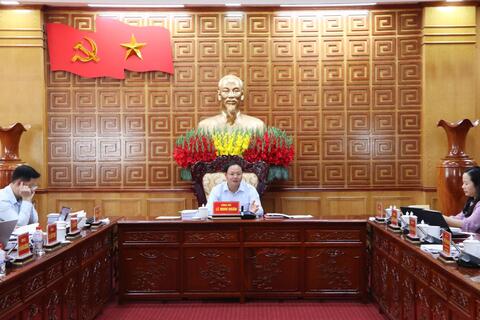 Ban Thường vụ Tỉnh ủy Lai Châu cho ý kiến vào nhiều nội dung quan trọng