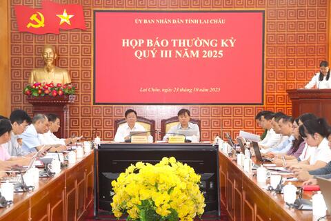 Lai Châu: Họp báo thường kỳ quý III năm 2025