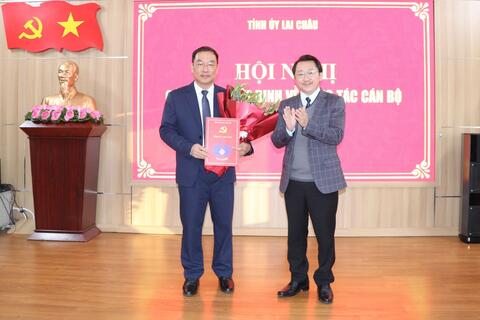 Tỉnh ủy Lai Châu: Công bố quyết định về công tác cán bộ