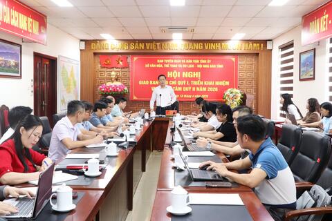 Lai Châu: Giao ban báo chí quý I, triển khai nhiệm vụ trọng tâm quý II năm 2026