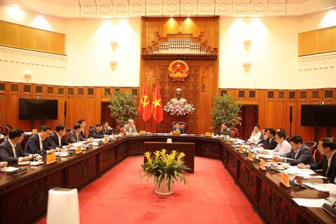 Thủ tướng Chính phủ làm việc với Thường trực Tỉnh ủy Lai Châu