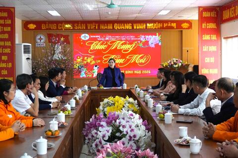 Chủ tịch HĐND tỉnh Giàng Páo Mỷ thăm, chúc Tết, tặng quà đơn vị trực Tết và gia đình người có công, đảng viên 60 năm tuổi Đảng trở lên tại phường Đoàn Kết