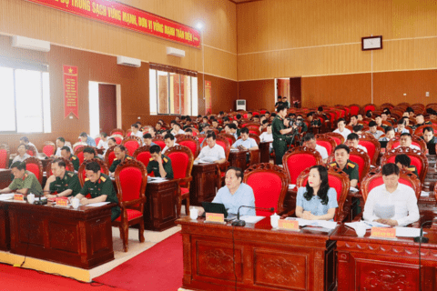 Hội nghị rút kinh nghiệm hoạt động của tổ chức quân sự địa phương khi thực hiện chính quyền địa phương 2 cấp