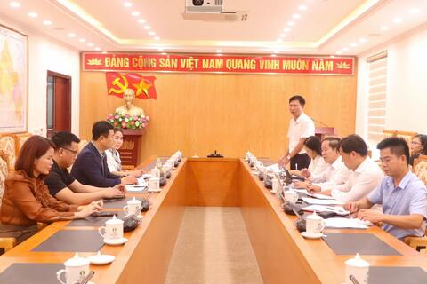 Phó Chủ tịch Thường trực UBND tỉnh làm việc với Đoàn công tác của Công ty TNHH K Star Edu