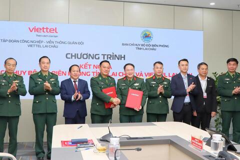 Chương trình kết nghĩa giữa Ban Chỉ huy Bộ đội Biên phòng tỉnh Lai Châu và Viettel Lai Châu