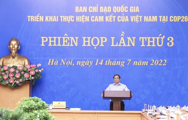 Thủ tướng chủ trì phiên họp lần thứ 3 của Ban Chỉ đạo triển khai các cam kết tại COP26 - Ảnh 1. Thủ tướng chủ trì phiên họp lần thứ 3 của Ban Chỉ đạo triển khai các cam kết tại COP26 - Ảnh 1.