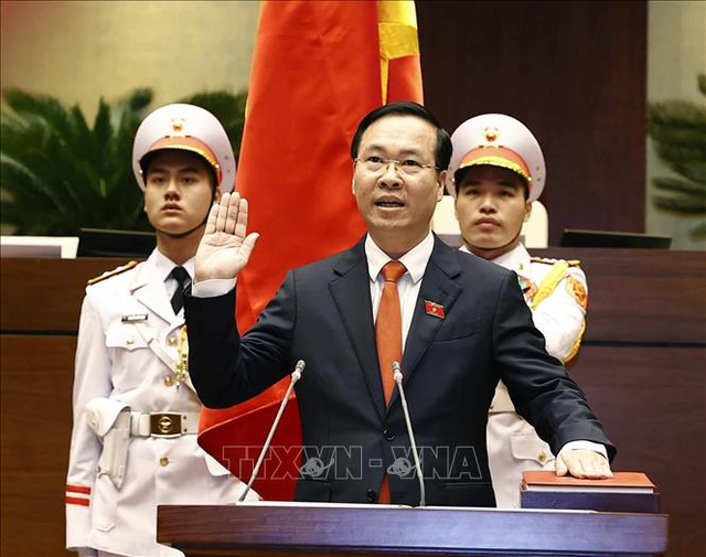Chủ tịch nước Võ Văn Thưởng tuyên thệ nhậm chức - Ảnh 1.
