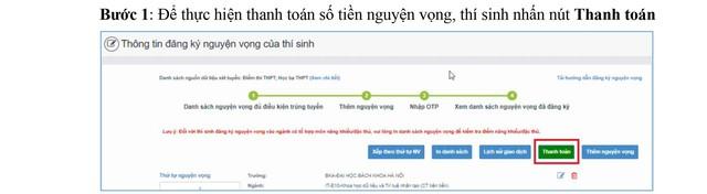 Hướng dẫn nộp lệ phí đăng ký xét tuyển đại học năm 2023 - Ảnh 23.