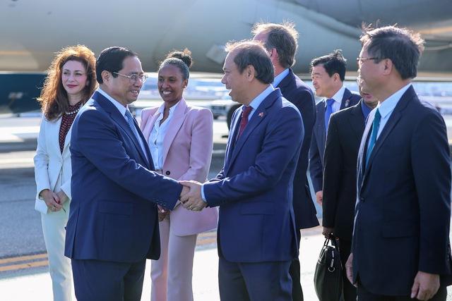 Thủ tướng Phạm Minh Chính tới Hoa Kỳ, bắt đầu chuyến công tác tham dự Tuần lễ Cấp cao Đại hội đồng LHQ và hoạt động song phương tại Hoa Kỳ - Ảnh 4.