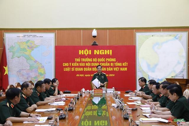 Sửa Luật Sĩ quan để khắc phục những bất cập về chức danh, chức vụ, tiền lương, phụ cấp, tuổi nghỉ hưu, trần quân hàm,...- Ảnh 3.