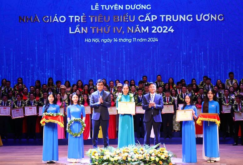 Tuyên dương 99 nhà giáo trẻ tiêu biểu - những ‘hạt nhân’ tiên phong, truyền cảm hứng và động lực cho học sinh, sinh viên- Ảnh 1.