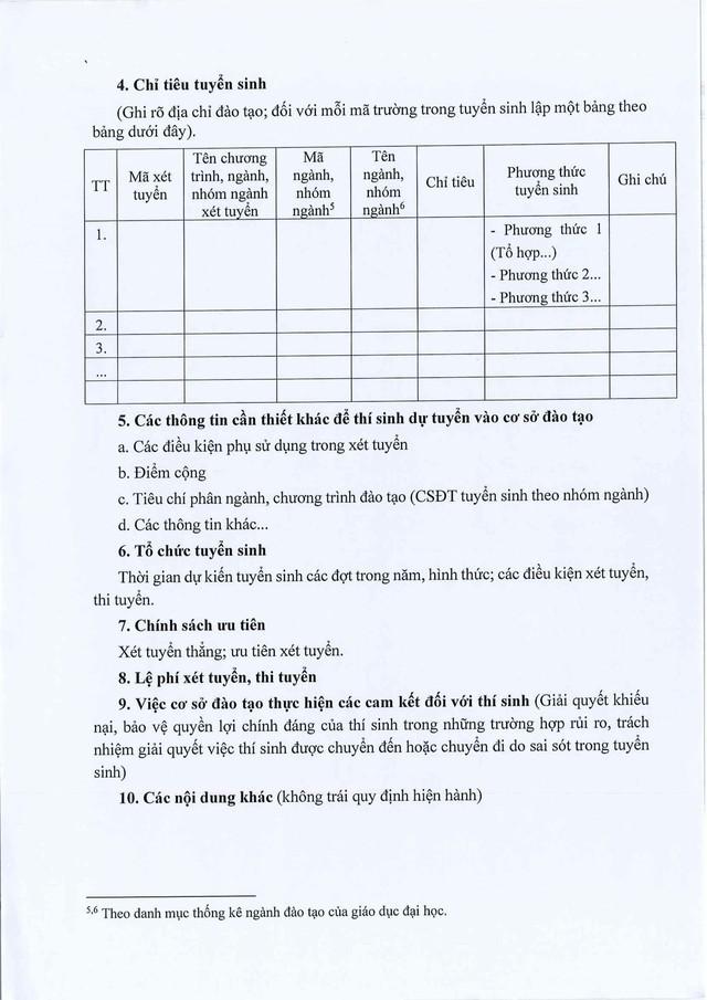 Thông tư 06/2025/TT-BGDĐT sửa đổi, bổ sung Quy chế tuyển sinh đại học, tuyển sinh cao đẳng Giáo dục Mầm non- Ảnh 10.