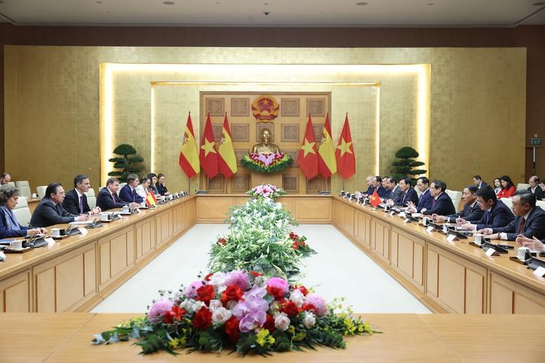 Tuyên bố chung về kết quả chuyến thăm chính thức Việt Nam của Thủ tướng Tây Ban Nha Pedro Sánchez- Ảnh 2.