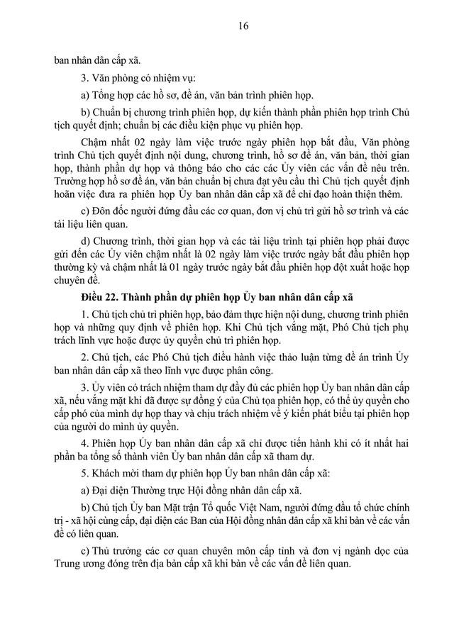 Hướng dẫn QUY CHẾ LÀM VIỆC mẫu của UBND cấp xã (mới)- Ảnh 16.