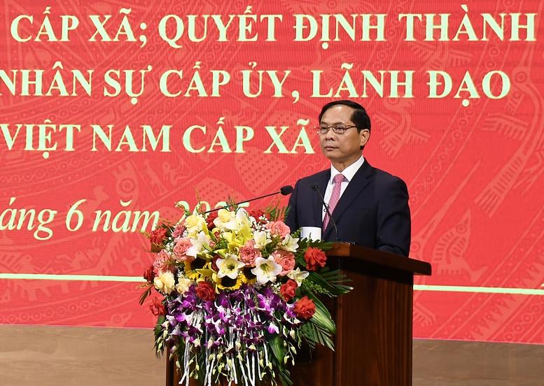TỔNG THUẬT: Công bố nghị quyết, quyết định sáp nhập đơn vị hành chính, chỉ định nhân sự trên cả nước- Ảnh 21. TỔNG THUẬT: Công bố nghị quyết, quyết định sáp nhập đơn vị hành chính, chỉ định nhân sự trên cả nước- Ảnh 21.