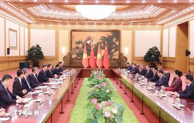 Chủ tịch nước Lương Cường hội đàm với Tổng Bí thư, Chủ tịch nước Trung Quốc Tập Cận Bình- Ảnh 3. Chủ tịch nước Lương Cường hội đàm với Tổng Bí thư, Chủ tịch nước Trung Quốc Tập Cận Bình- Ảnh 3.