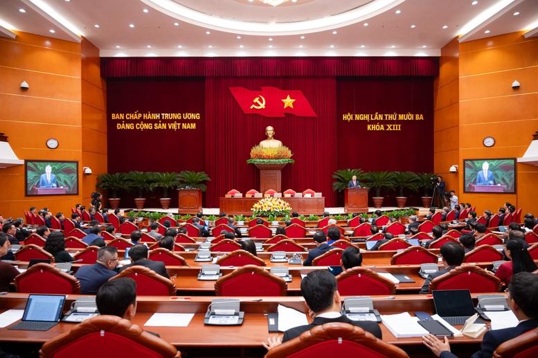 Bế mạc Hội nghị Trung ương 13- Ảnh 2. Bế mạc Hội nghị Trung ương 13- Ảnh 2.