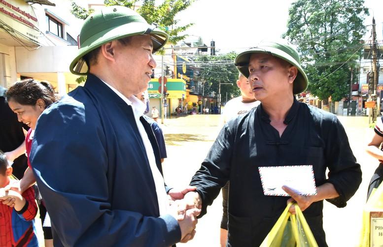 Phó Thủ tướng Hồ Đức Phớc kiểm tra công tác ứng phó, khắc phục hậu quả mưa lũ tại Lạng Sơn- Ảnh 6.