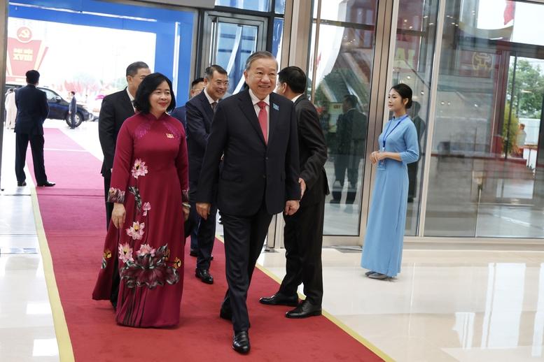 Tổng Bí thư Tô Lâm đến dự Đại hội Đại biểu Đảng bộ TP. Hà Nội lần thứ XVIII- Ảnh 2.