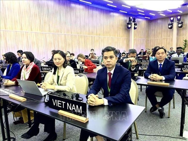 Việt Nam trúng cử Phó Chủ tịch kỳ họp lần thứ 43 Đại hội đồng UNESCO- Ảnh 1. Việt Nam trúng cử Phó Chủ tịch kỳ họp lần thứ 43 Đại hội đồng UNESCO- Ảnh 1.