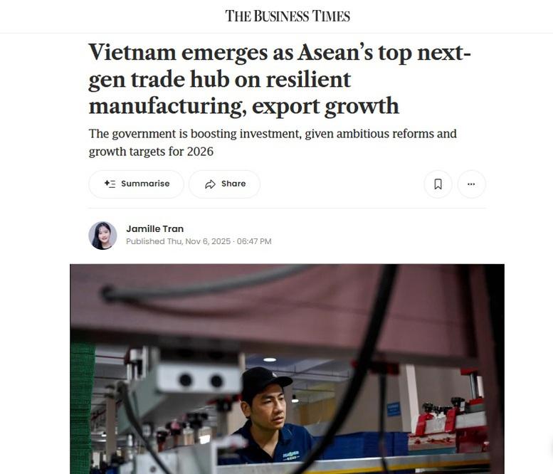 Việt Nam trở thành trung tâm thương mại thế hệ mới hàng đầu ASEAN- Ảnh 1. Việt Nam trở thành trung tâm thương mại thế hệ mới hàng đầu ASEAN- Ảnh 1.