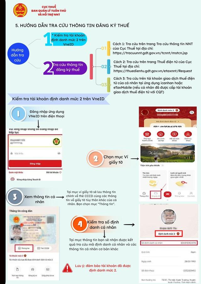 Hỗ trợ sử dụng SỐ ĐỊNH DANH cá nhân thay MÃ SỐ THUẾ- Ảnh 6.