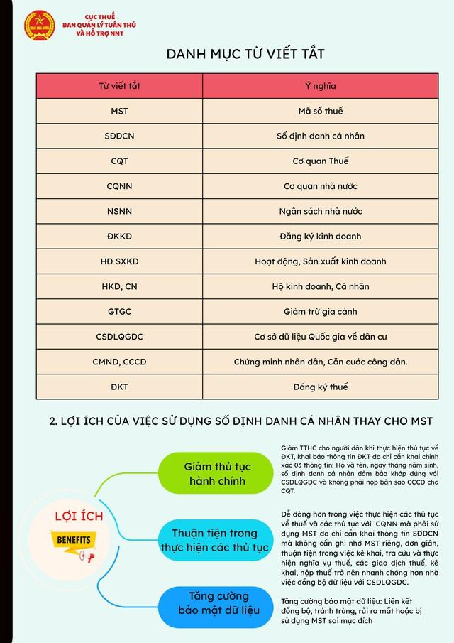 Hỗ trợ sử dụng SỐ ĐỊNH DANH cá nhân thay MÃ SỐ THUẾ- Ảnh 2.