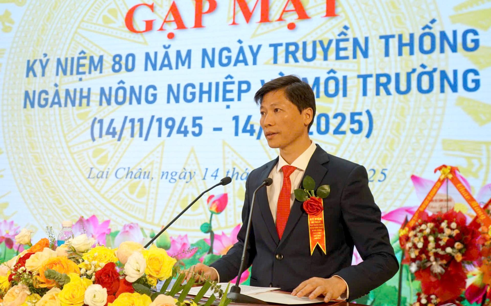 Đồng chí Bùi Huy Phương - Tỉnh ủy viên, Giám đốc Sở Nông nghiệp và Môi trường ôn lại chặng đường 80 năm ngày truyền thống ngành. Đồng chí Bùi Huy Phương - Tỉnh ủy viên, Giám đốc Sở Nông nghiệp và Môi trường ôn lại chặng đường 80 năm ngày truyền thống ngành.