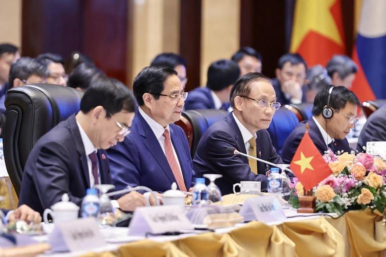 Kỳ họp 48 Uỷ ban Liên chính phủ Việt Nam – Lào: Hiện thực hoá quan hệ "gắn kết chiến lược"- Ảnh 6. Kỳ họp 48 Uỷ ban Liên chính phủ Việt Nam – Lào: Hiện thực hoá quan hệ "gắn kết chiến lược"- Ảnh 6.