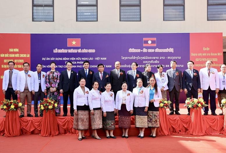 Khánh thành, bàn giao Bệnh Viện Hữu nghị Lào-Việt Nam- Ảnh 6.