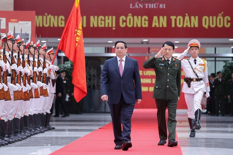Thủ tướng Phạm Minh Chính dự Hội nghị Công an toàn quốc lần thứ 81- Ảnh 1. Thủ tướng Phạm Minh Chính dự Hội nghị Công an toàn quốc lần thứ 81- Ảnh 1.