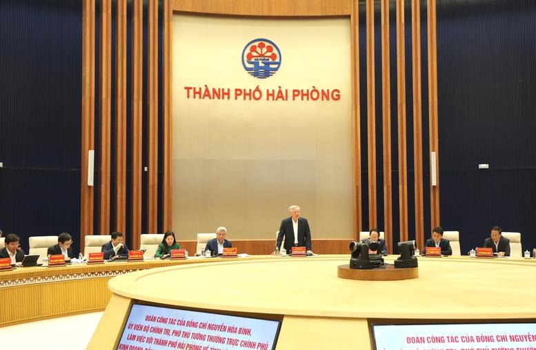 Hải Phòng cần tiếp tục tập trung tháo gỡ khó khăn, vướng mắc, thúc đẩy phát triển sản xuất, kinh doanh- Ảnh 1. Hải Phòng cần tiếp tục tập trung tháo gỡ khó khăn, vướng mắc, thúc đẩy phát triển sản xuất, kinh doanh- Ảnh 1.