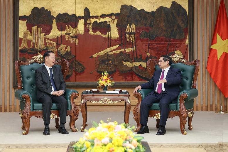 Thủ tướng Phạm Minh Chính tiếp Bộ trưởng Bộ Giáo dục và Thể thao Lào- Ảnh 2. Thủ tướng Phạm Minh Chính tiếp Bộ trưởng Bộ Giáo dục và Thể thao Lào- Ảnh 2.