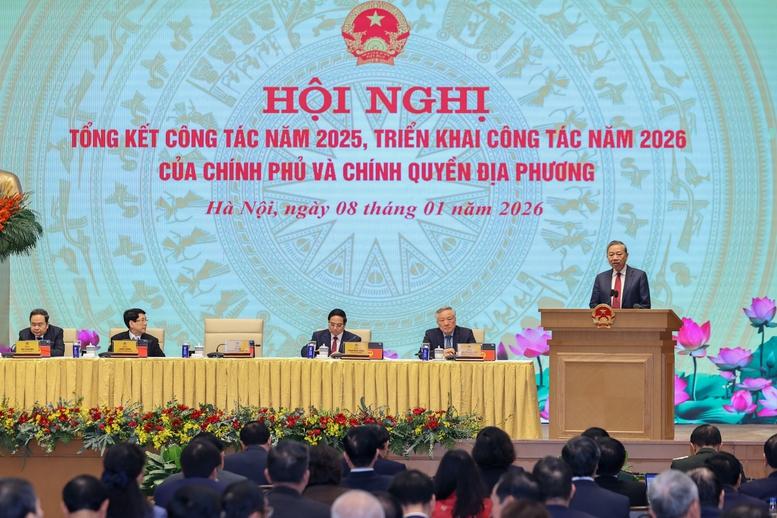 Phát biểu chỉ đạo của Tổng Bí thư Tô Lâm tại Hội nghị toàn quốc Chính phủ và chính quyền địa phương- Ảnh 2.