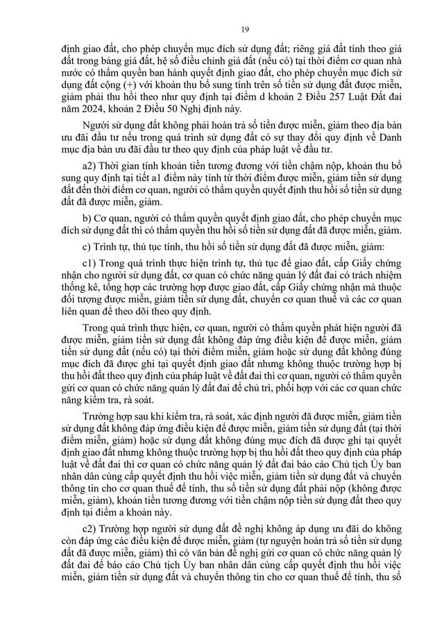 TOÀN VĂN: Nghị định 50/2026/NĐ-CP quy định chi tiết Nghị quyết 254/2025/QH15 tháo gỡ khó khăn, vướng mắc về tiền sử dụng đất, tiền thuê đất- Ảnh 21.