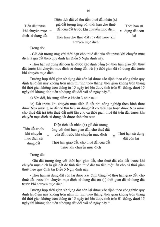 TOÀN VĂN: Nghị định 50/2026/NĐ-CP quy định chi tiết Nghị quyết 254/2025/QH15 tháo gỡ khó khăn, vướng mắc về tiền sử dụng đất, tiền thuê đất- Ảnh 18.