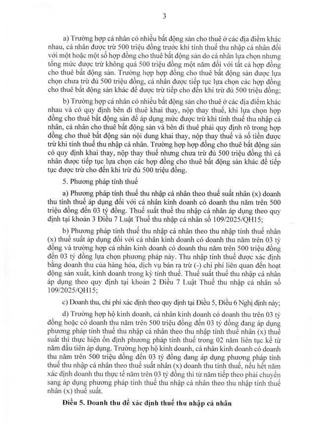 TOÀN VĂN: Nghị định 68/2026/NĐ-CP quy định về chính sách thuế, quản lý thuế với hộ kinh doanh- Ảnh 4.