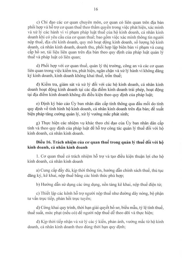 TOÀN VĂN: Nghị định 68/2026/NĐ-CP quy định về chính sách thuế, quản lý thuế với hộ kinh doanh- Ảnh 17.
