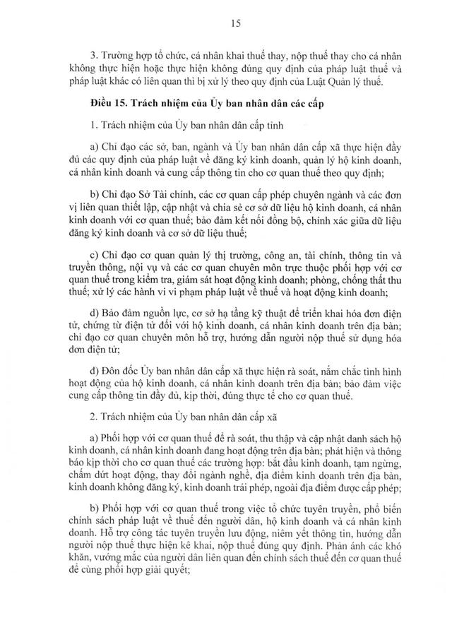 TOÀN VĂN: Nghị định 68/2026/NĐ-CP quy định về chính sách thuế, quản lý thuế với hộ kinh doanh- Ảnh 16.