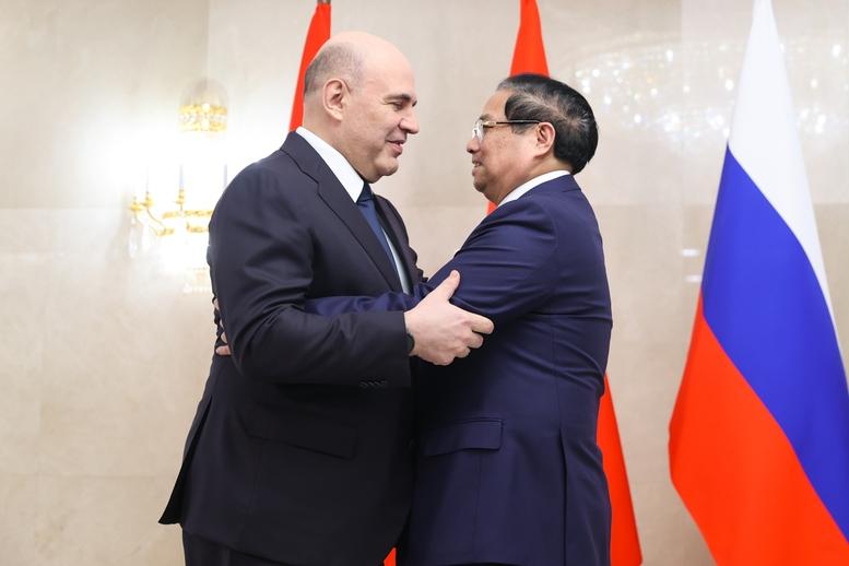 Thủ tướng Phạm Minh Chính hội đàm với Thủ tướng Nga Mikhail Mishustin: Nâng tầm quan hệ trên mọi lĩnh vực- Ảnh 2.