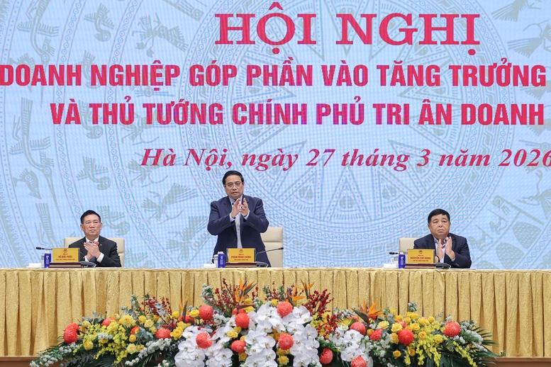 Thủ tướng: Doanh nghiệp là trung tâm, là chủ thể trong thực hiện mục tiêu tăng trưởng từ 10% trở lên- Ảnh 2. Thủ tướng: Doanh nghiệp là trung tâm, là chủ thể trong thực hiện mục tiêu tăng trưởng từ 10% trở lên- Ảnh 2.