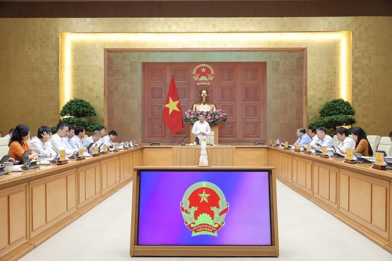 Thủ tướng Lê Minh Hưng làm việc với Ngân hàng Nhà nước Việt Nam- Ảnh 1.