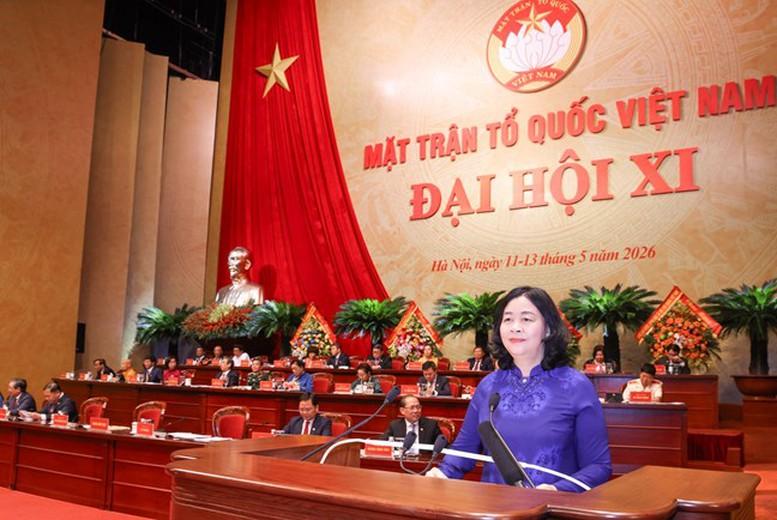 Bế mạc Đại hội đại biểu toàn quốc MTTQ Việt Nam lần thứ XI- Ảnh 1.