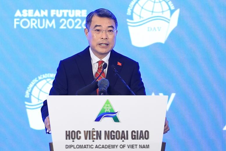 Thủ tướng Lê Minh Hưng dự phiên khai mạc Diễn đàn Tương lai ASEAN 2026- Ảnh 4. Thủ tướng Lê Minh Hưng dự phiên khai mạc Diễn đàn Tương lai ASEAN 2026- Ảnh 4.