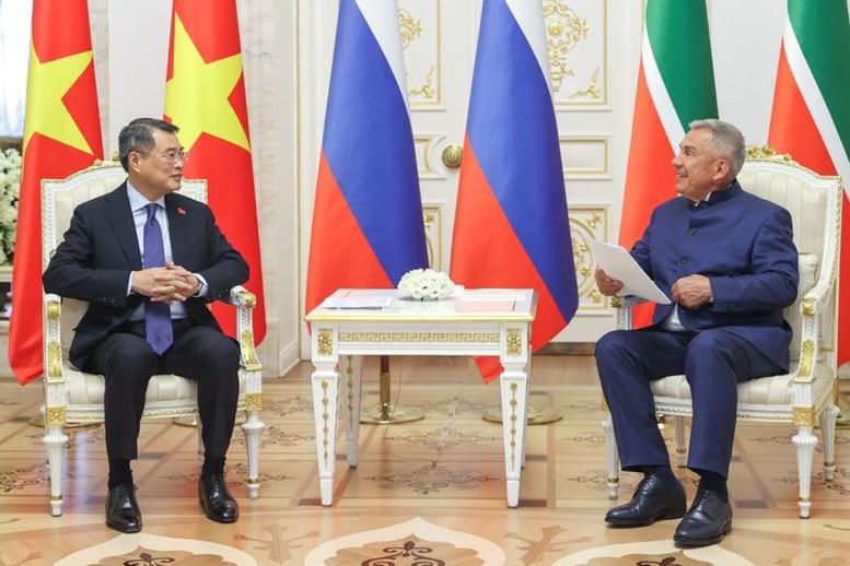 Thủ tướng Lê Minh Hưng gặp Người đứng đầu Cộng hòa Tatarstan (Liên bang Nga)- Ảnh 3.