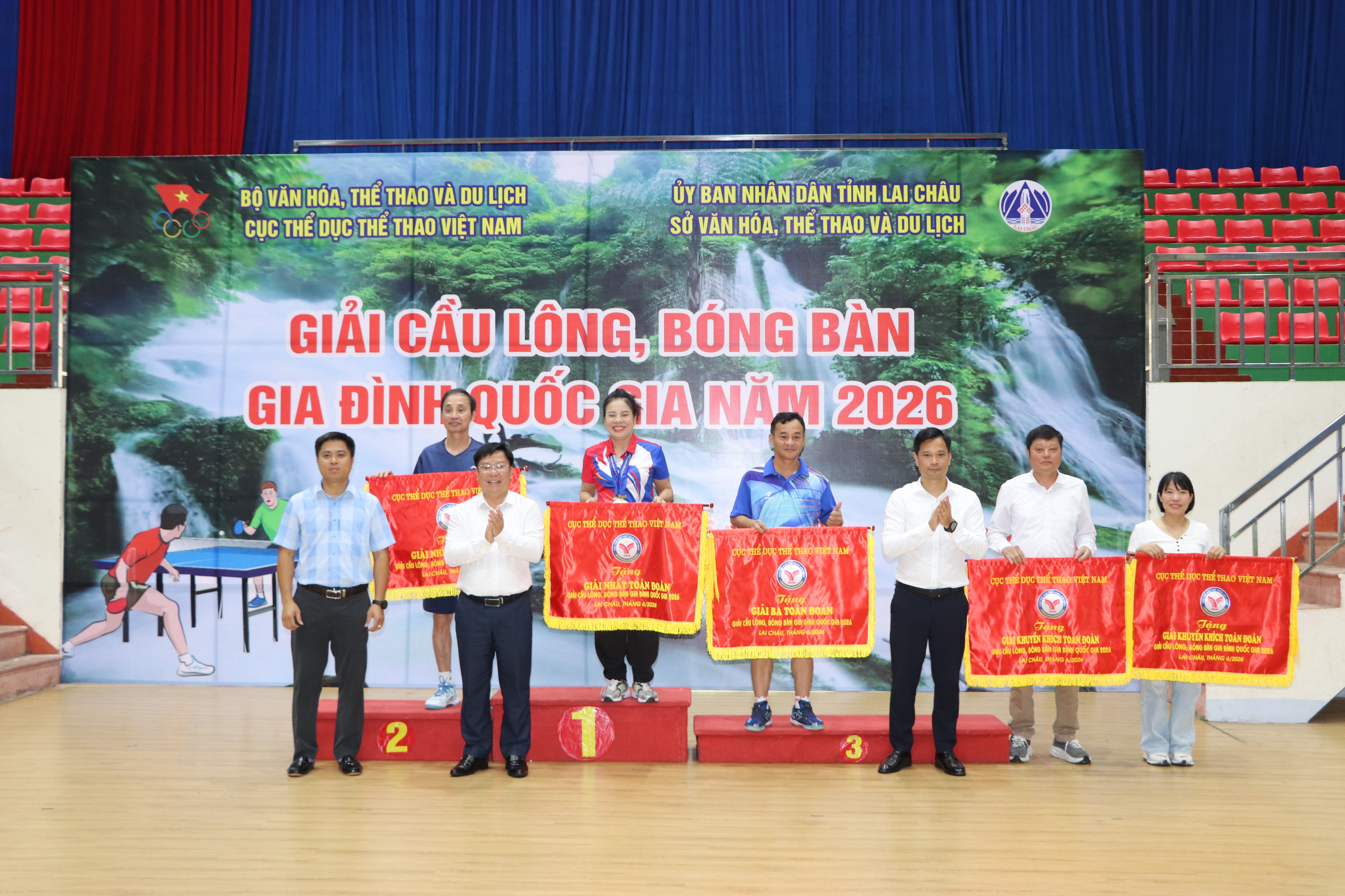 Bế mạc Giải cầu lông, bóng bàn gia đình quốc gia năm 2026